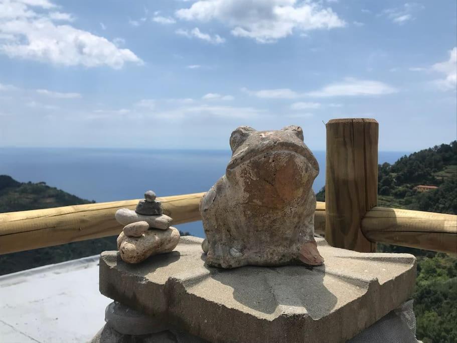 הוילה ורנאצה La Finestra Sul Mare A Drignana מראה חיצוני תמונה